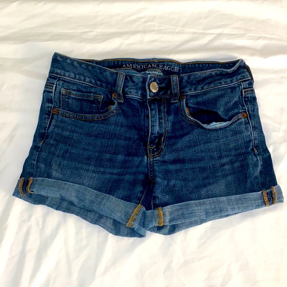 Super Stretch Jean Shorts
